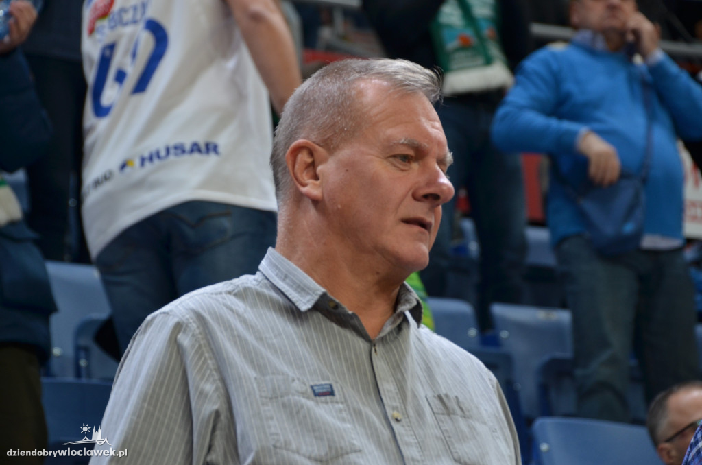 Kibice na meczu Anwil Włocławek vs CSU Sibiu