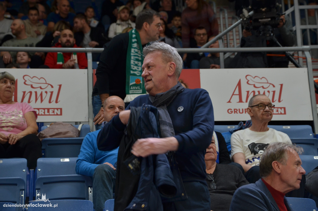 Kibice na meczu Anwil Włocławek vs CSU Sibiu
