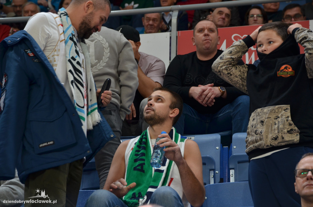 Kibice na meczu Anwil Włocławek vs CSU Sibiu