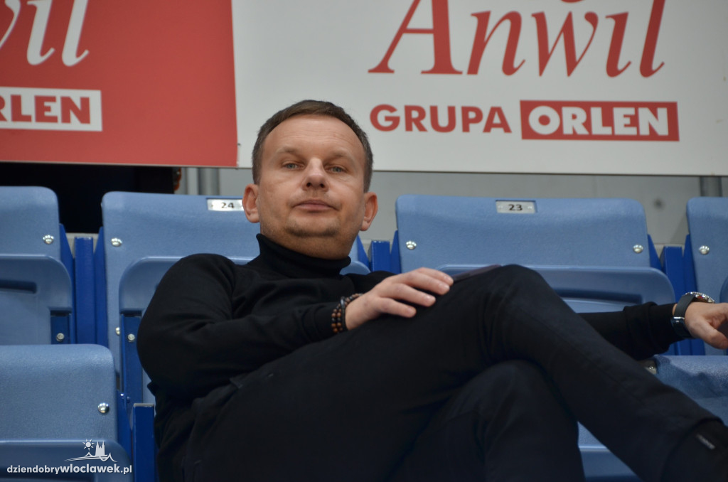 Kibice na meczu Anwil Włocławek vs CSU Sibiu