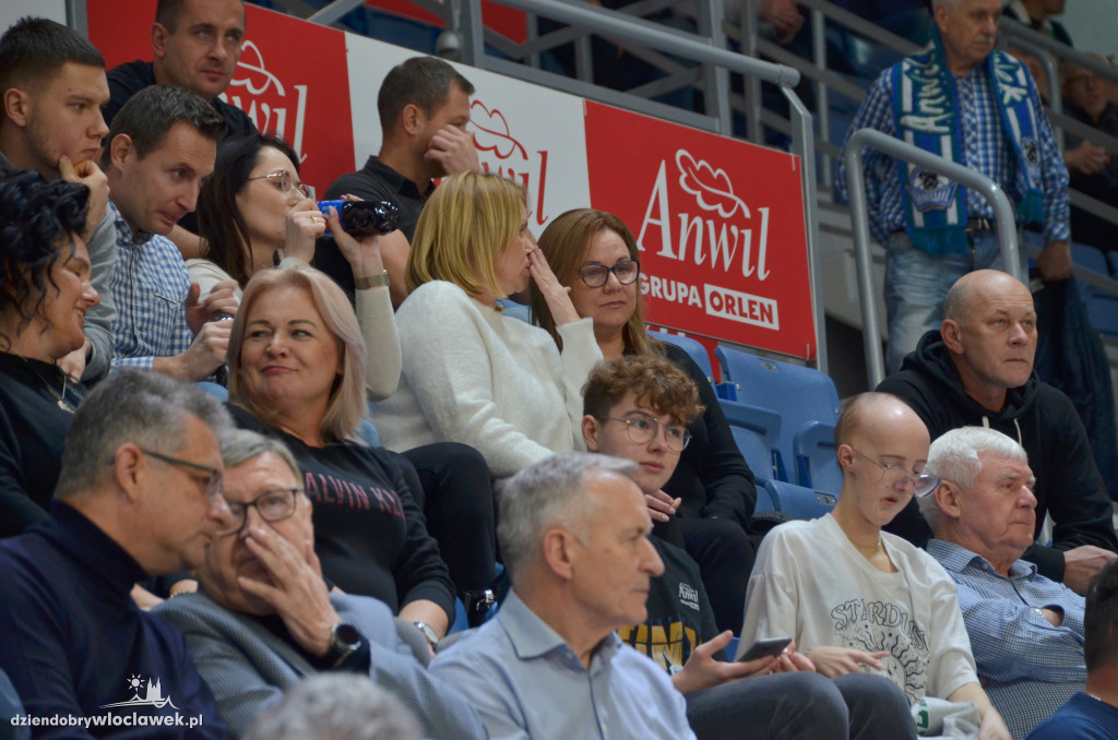 Kibice na meczu Anwil Włocławek vs CSU Sibiu
