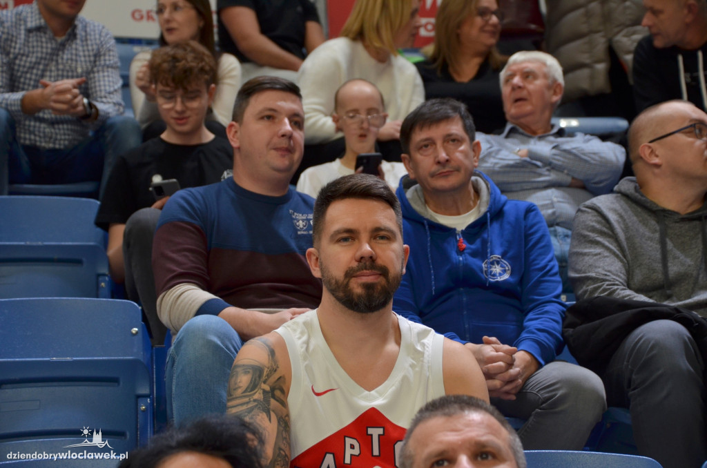 Kibice na meczu Anwil Włocławek vs CSU Sibiu