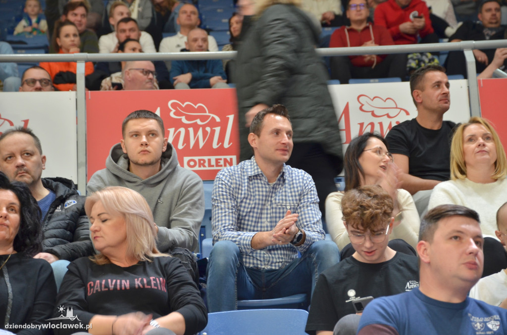 Kibice na meczu Anwil Włocławek vs CSU Sibiu
