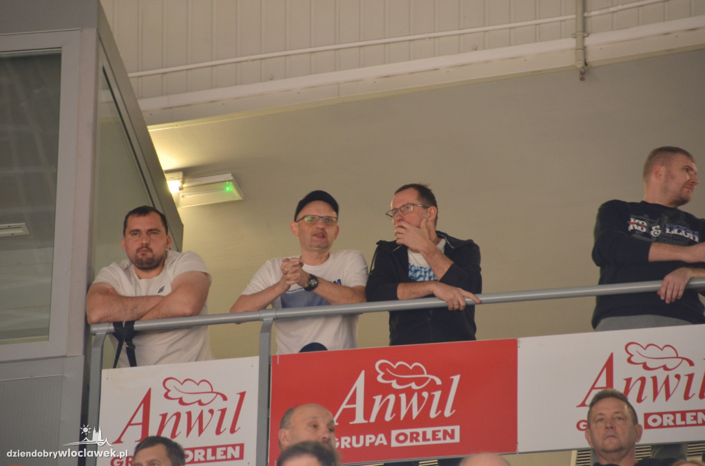 Kibice na meczu Anwil Włocławek vs CSU Sibiu