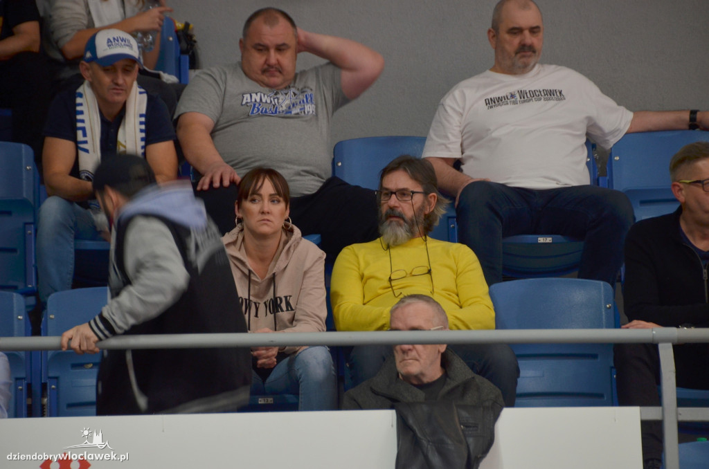Kibice na meczu Anwil Włocławek vs CSU Sibiu