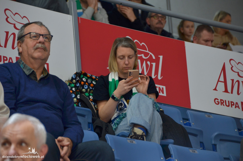 Kibice na meczu Anwil Włocławek vs CSU Sibiu