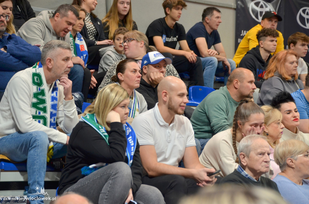 Kibice na meczu Anwil Włocławek vs CSU Sibiu