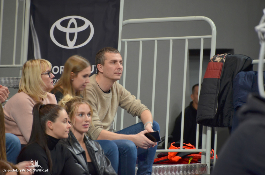 Kibice na meczu Anwil Włocławek vs CSU Sibiu