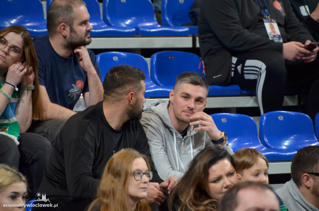 Kibice na meczu Anwil Włocławek vs CSU Sibiu
