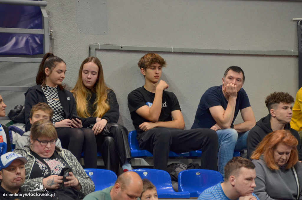 Kibice na meczu Anwil Włocławek vs CSU Sibiu