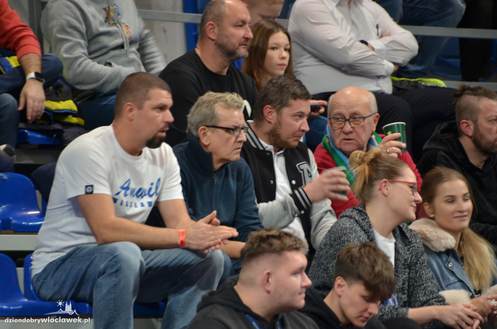 Kibice na meczu Anwil Włocławek vs CSU Sibiu