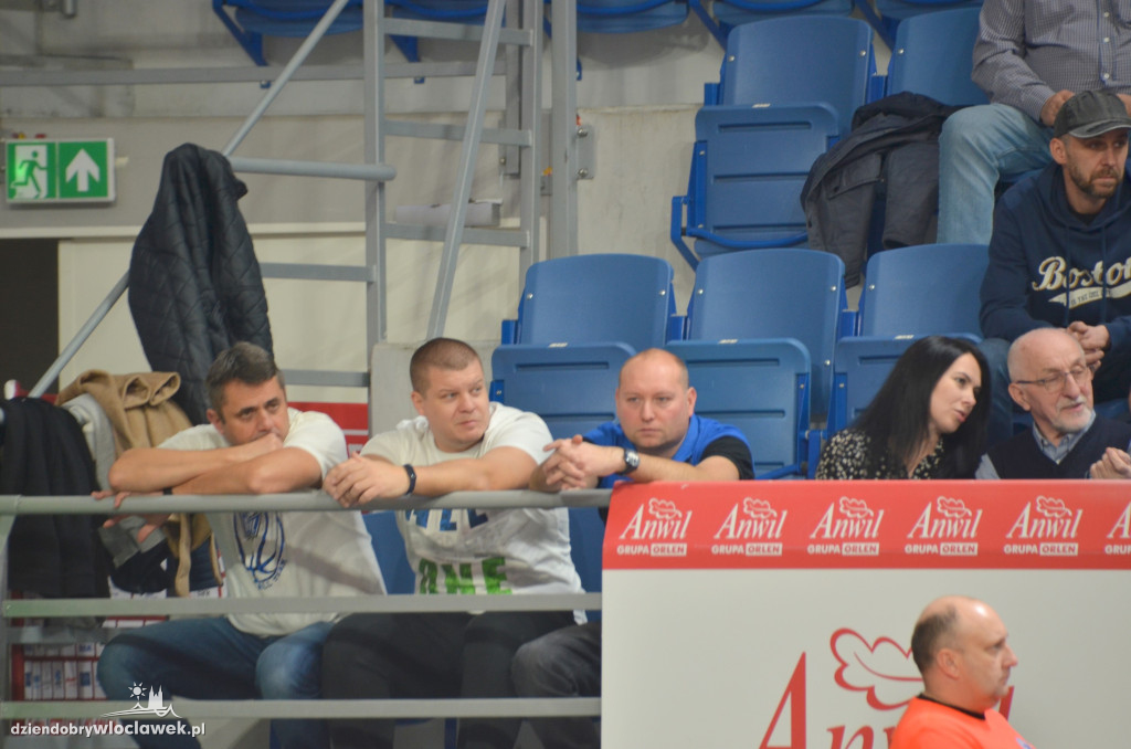 Kibice na meczu Anwil Włocławek vs CSU Sibiu