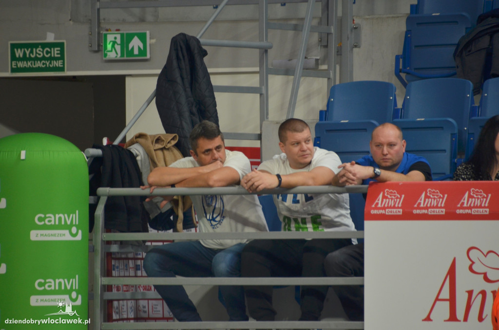 Kibice na meczu Anwil Włocławek vs CSU Sibiu