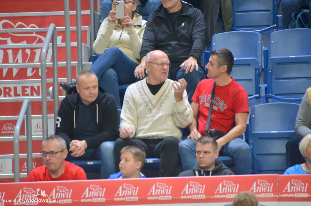 Kibice na meczu Anwil Włocławek vs CSU Sibiu