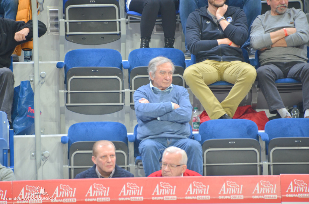 Kibice na meczu Anwil Włocławek vs CSU Sibiu