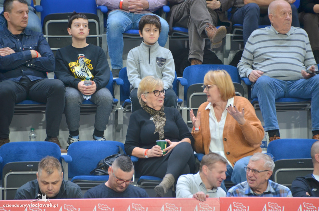Kibice na meczu Anwil Włocławek vs CSU Sibiu