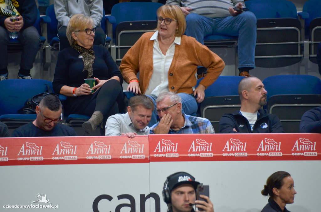 Kibice na meczu Anwil Włocławek vs CSU Sibiu