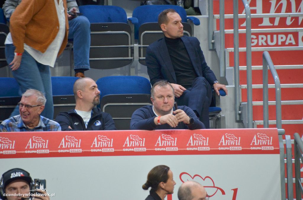 Kibice na meczu Anwil Włocławek vs CSU Sibiu