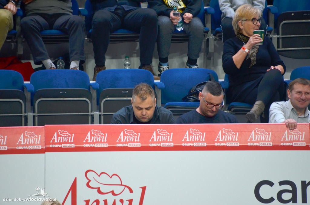 Kibice na meczu Anwil Włocławek vs CSU Sibiu