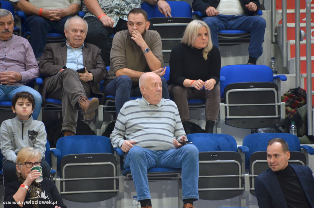Kibice na meczu Anwil Włocławek vs CSU Sibiu