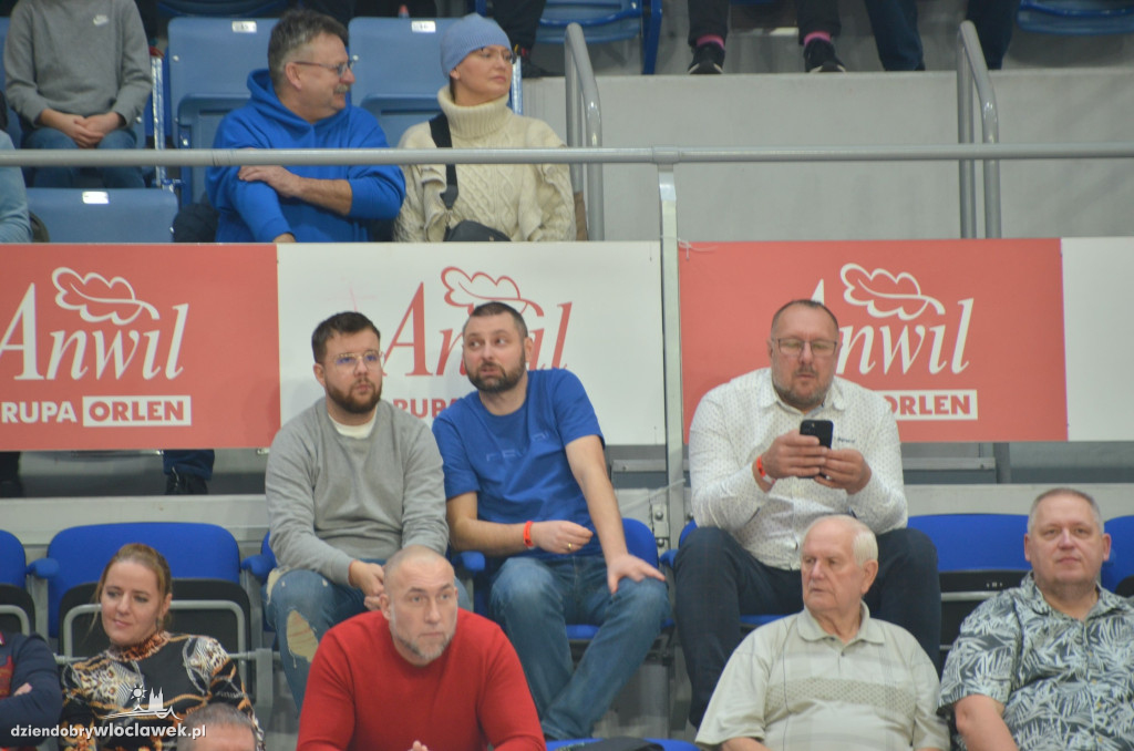 Kibice na meczu Anwil Włocławek vs CSU Sibiu