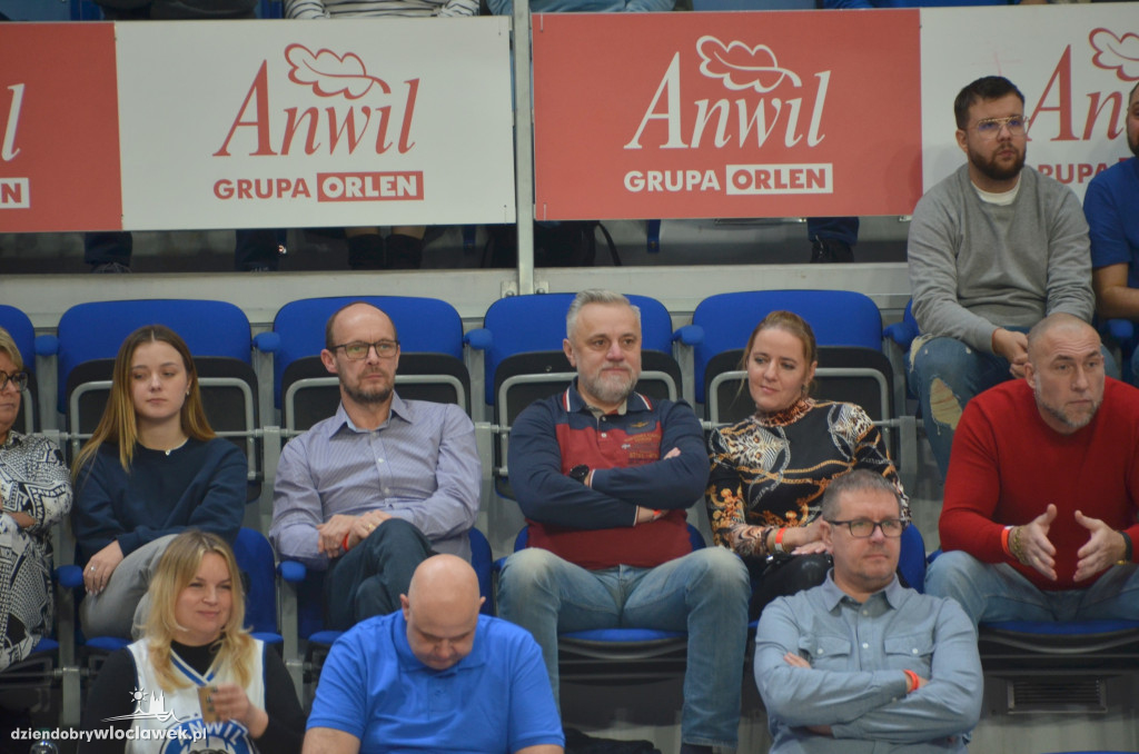 Kibice na meczu Anwil Włocławek vs CSU Sibiu