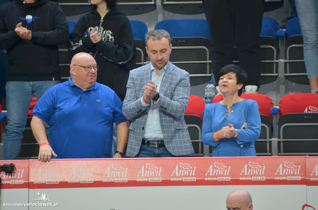Kibice na meczu Anwil Włocławek vs CSU Sibiu