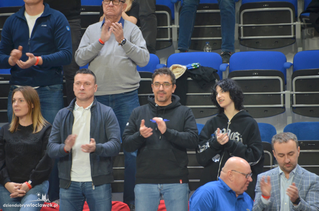 Kibice na meczu Anwil Włocławek vs CSU Sibiu