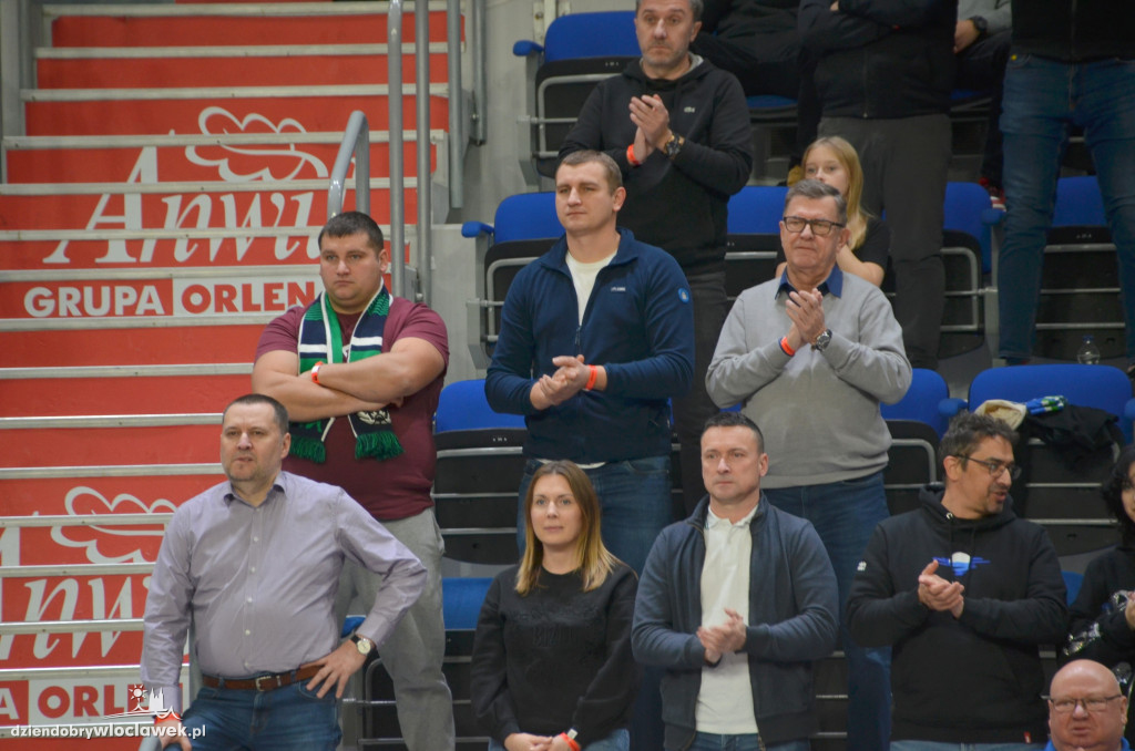 Kibice na meczu Anwil Włocławek vs CSU Sibiu