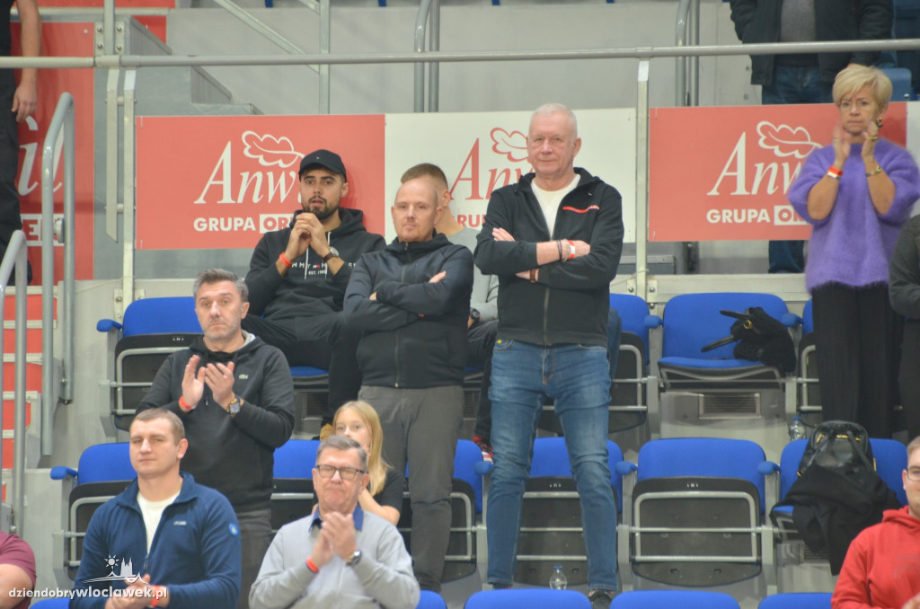 Kibice na meczu Anwil Włocławek vs CSU Sibiu