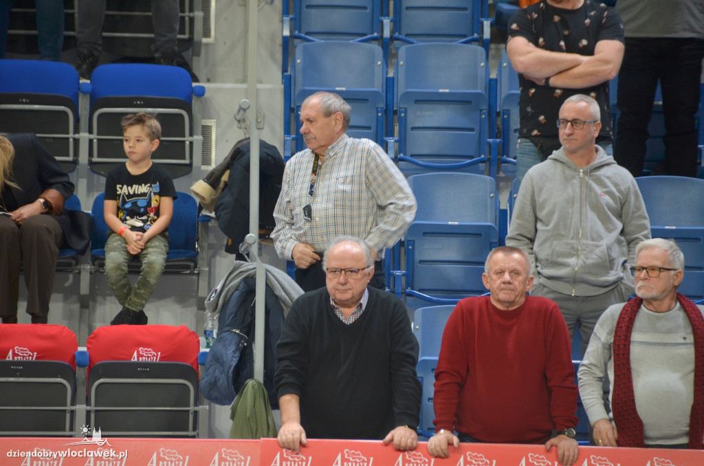 Kibice na meczu Anwil Włocławek vs CSU Sibiu