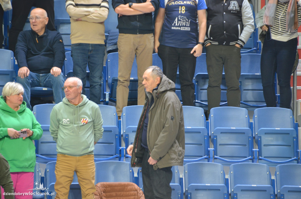 Kibice na meczu Anwil Włocławek vs CSU Sibiu
