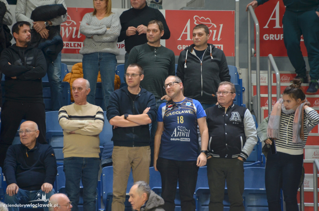 Kibice na meczu Anwil Włocławek vs CSU Sibiu