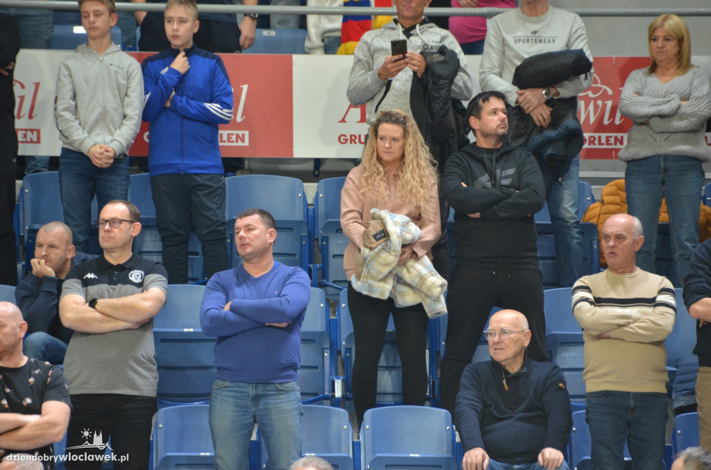 Kibice na meczu Anwil Włocławek vs CSU Sibiu
