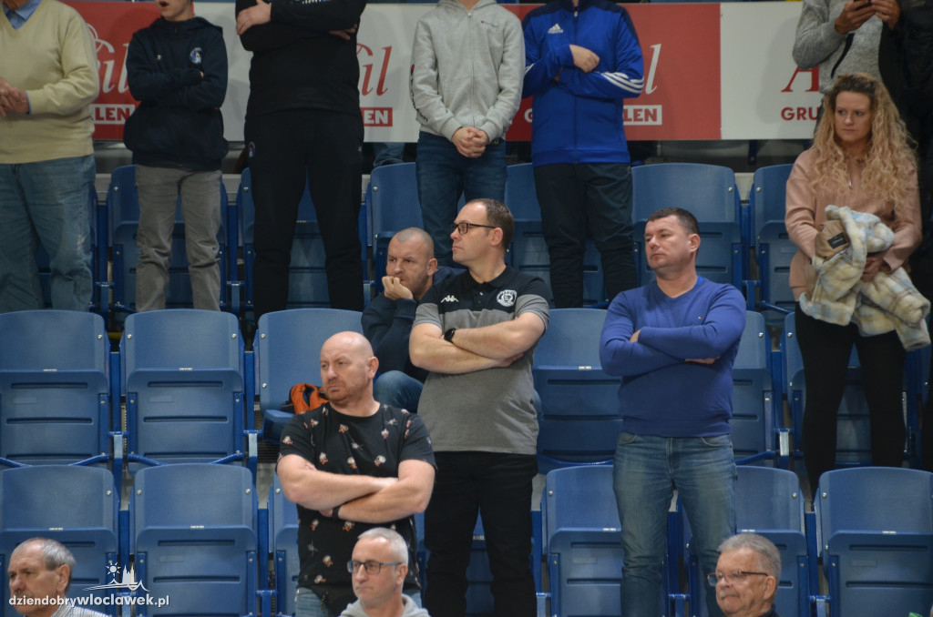 Kibice na meczu Anwil Włocławek vs CSU Sibiu