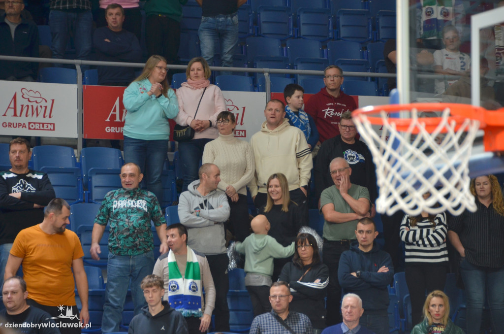 Kibice na meczu Anwil Włocławek vs CSU Sibiu
