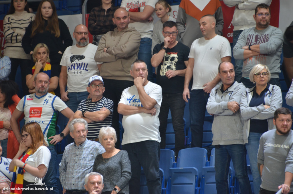 Kibice na meczu Anwil Włocławek vs CSU Sibiu
