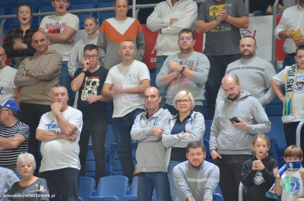 Kibice na meczu Anwil Włocławek vs CSU Sibiu