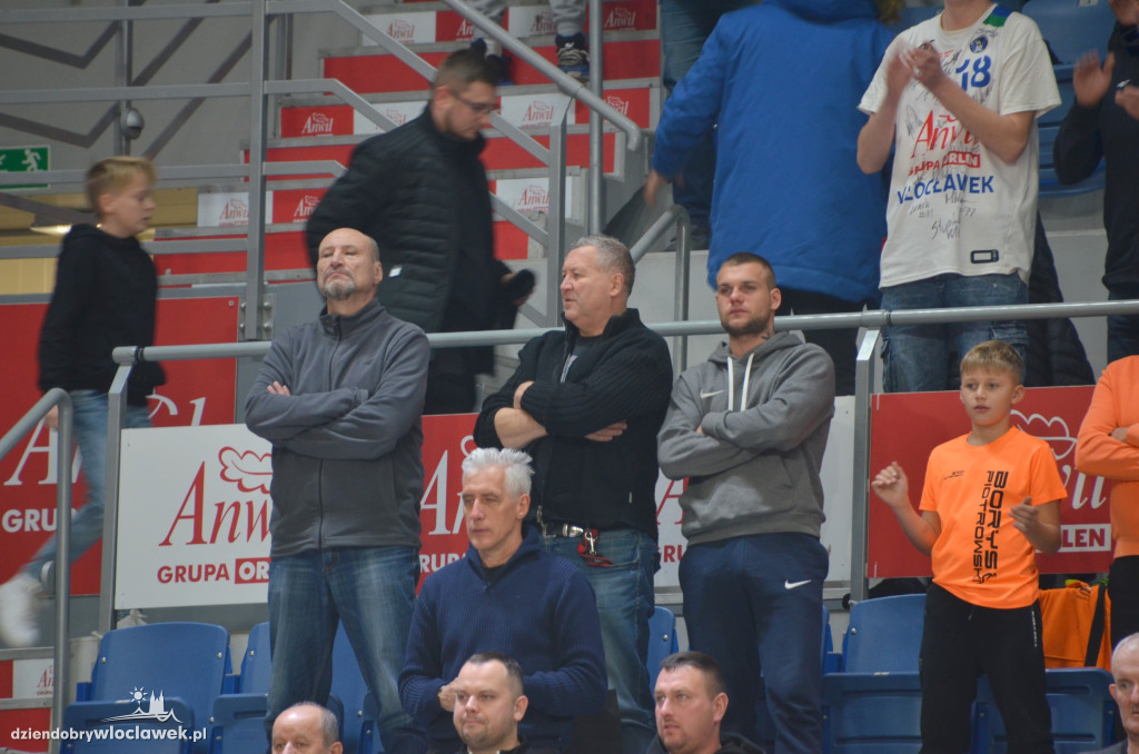 Kibice na meczu Anwil Włocławek vs CSU Sibiu