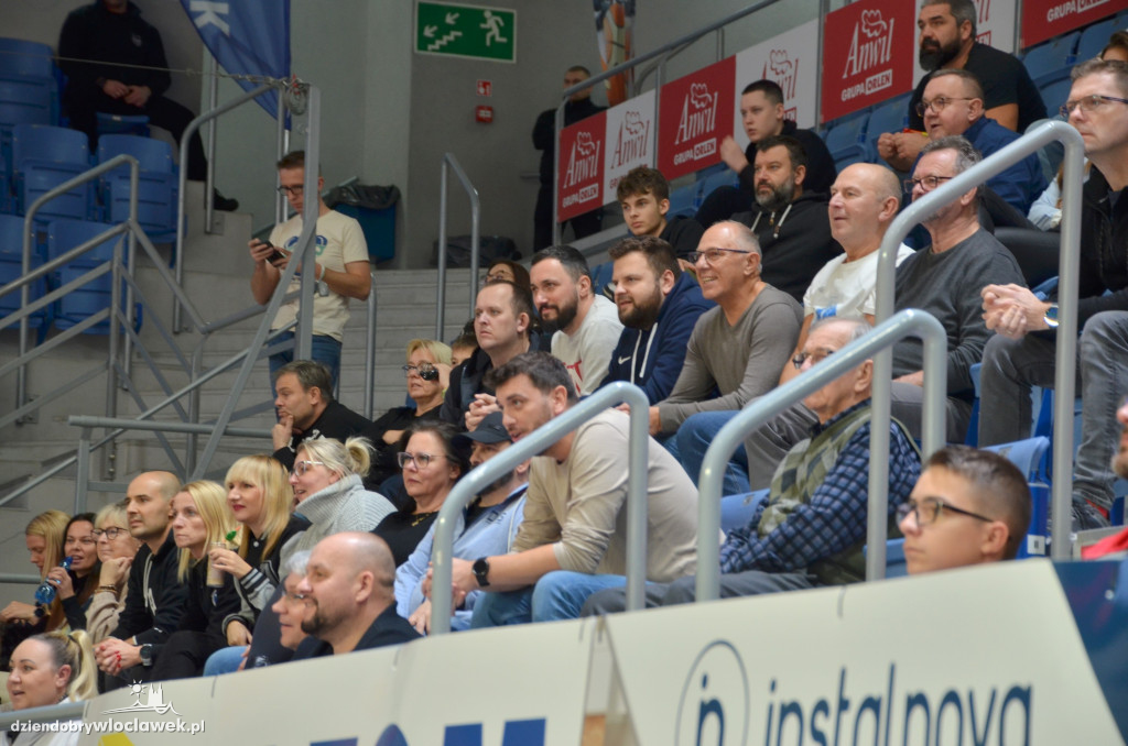 Kibice na meczu Anwil Włocławek vs CSU Sibiu