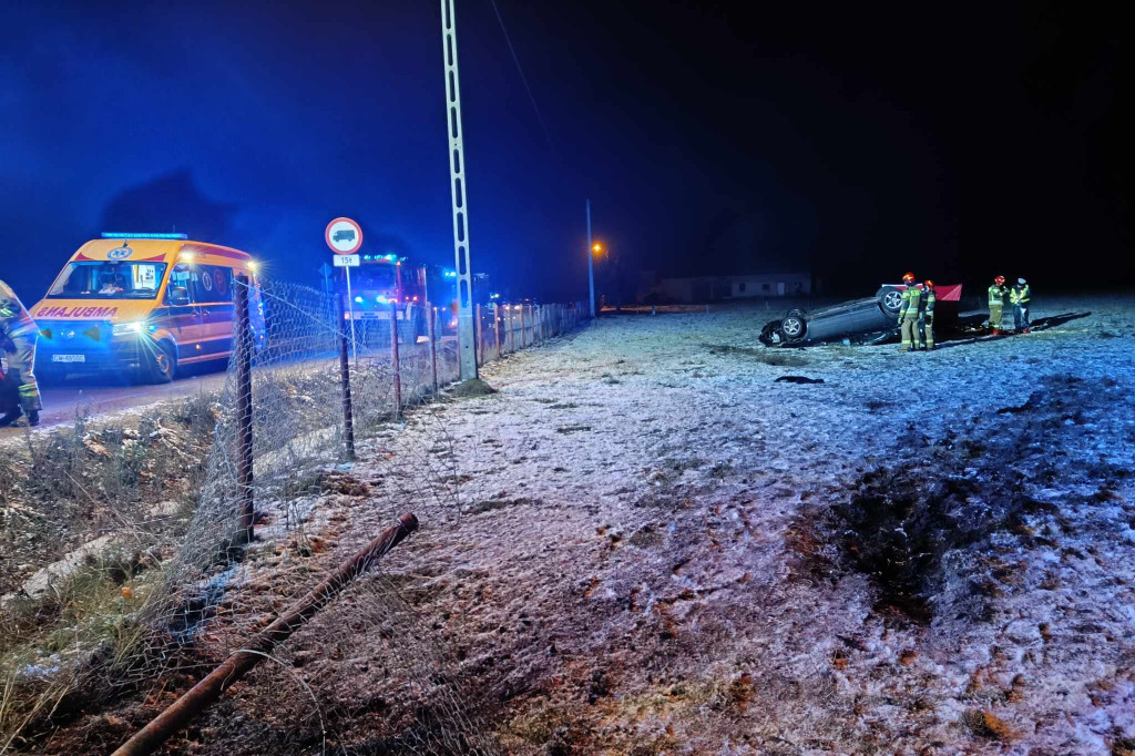 Wypadek w Chełmicy Dużej