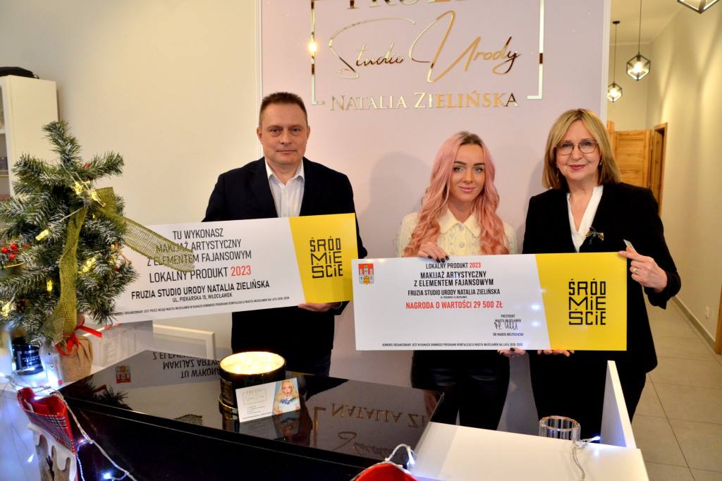 Wręczenie tytułu Lokalny Produkt Śródmieścia 2023