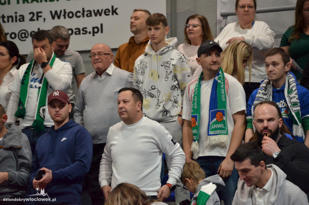 Kibice na meczu Anwil vs Spójnia