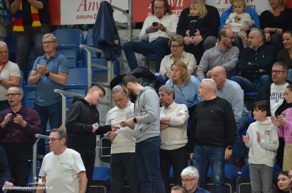Kibice na meczu Anwil vs Spójnia
