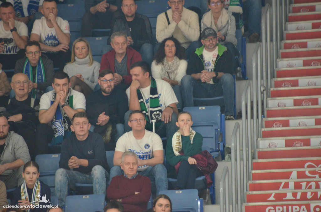 Kibice na meczu Anwil vs Spójnia