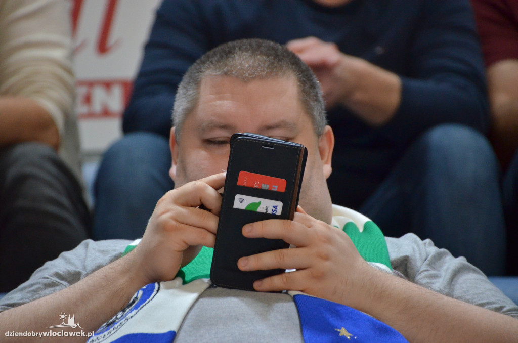 Kibice na meczu Anwil - Legia Warszawa