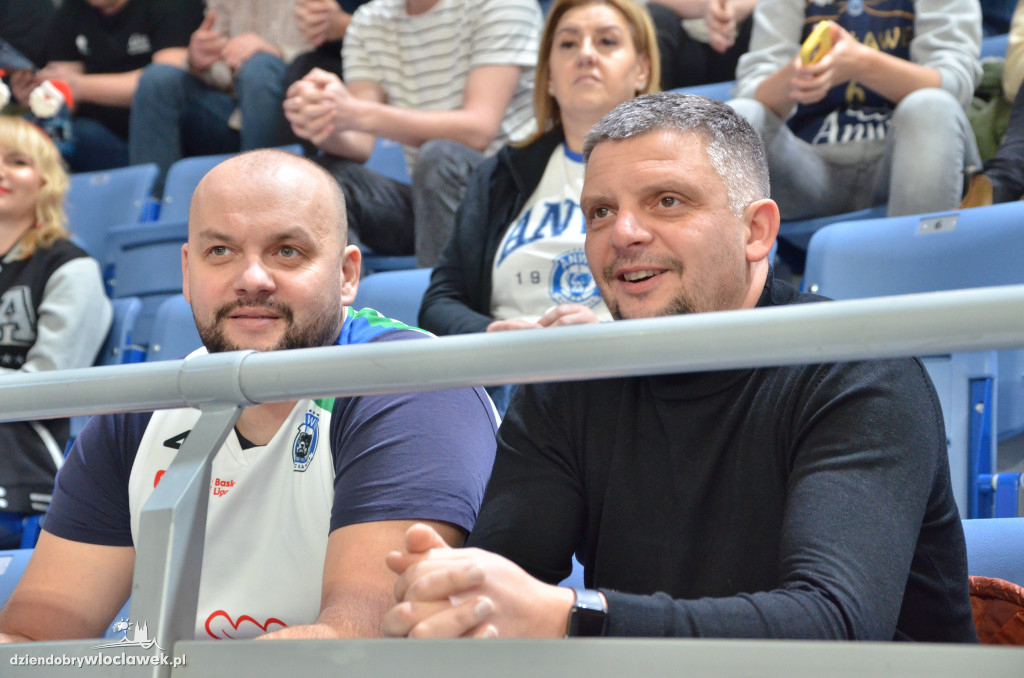 Kibice na meczu Anwil - Legia Warszawa