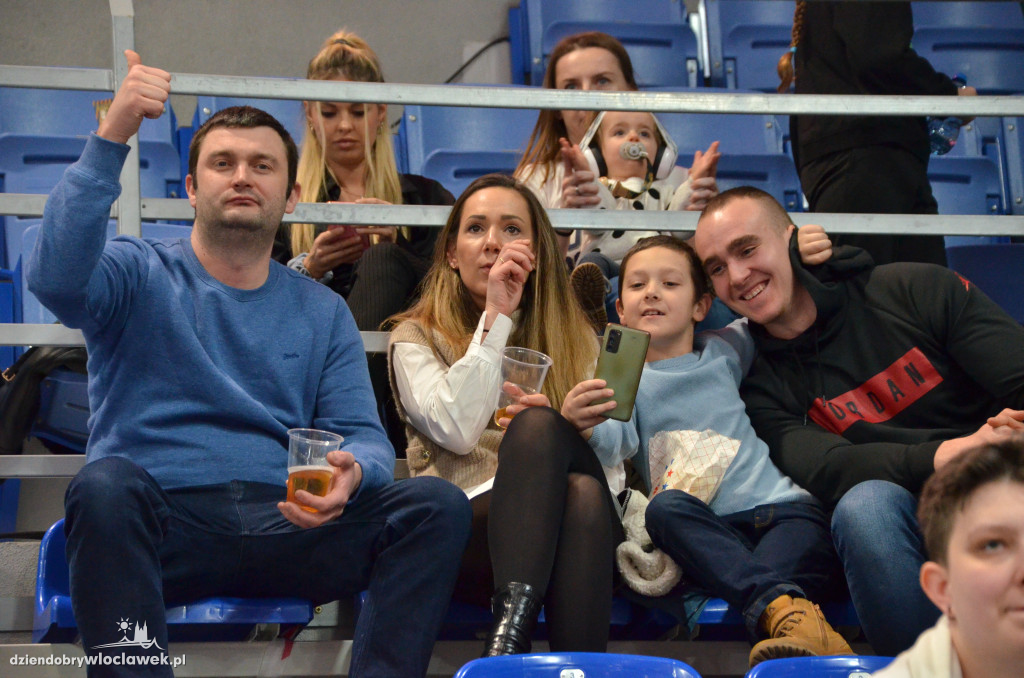 Kibice na meczu Anwil - Legia Warszawa