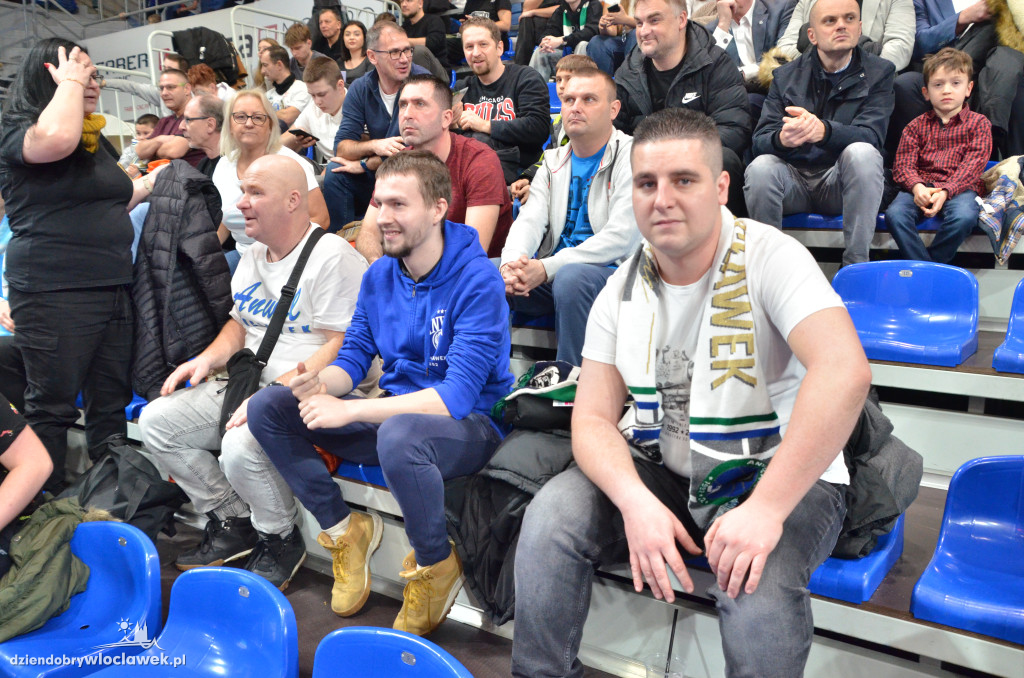 Kibice na meczu Anwil - Legia Warszawa
