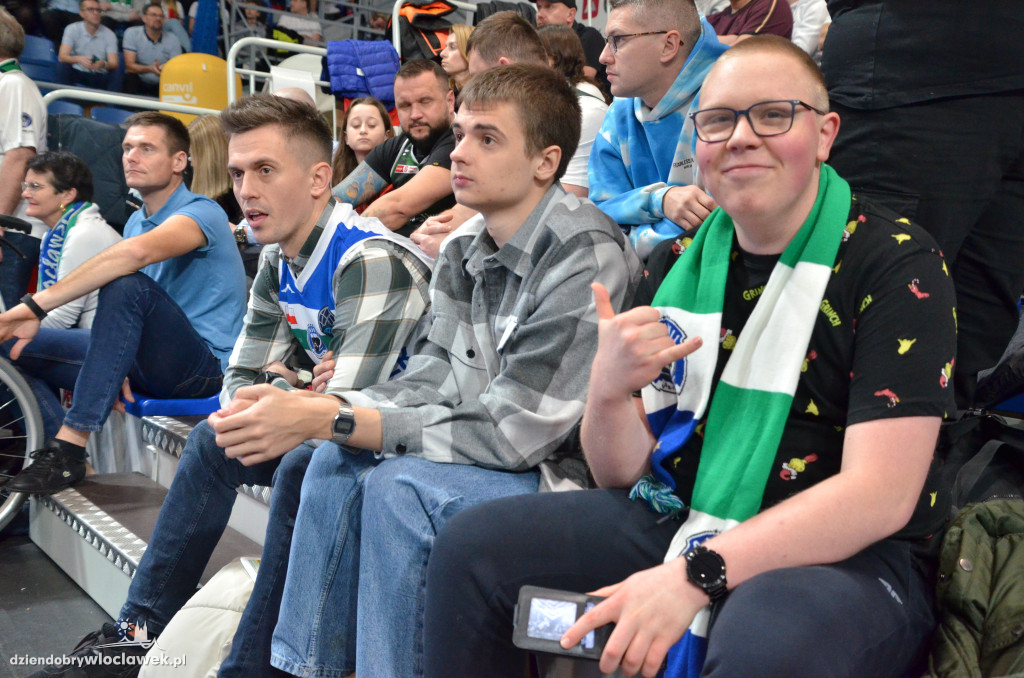 Kibice na meczu Anwil - Legia Warszawa